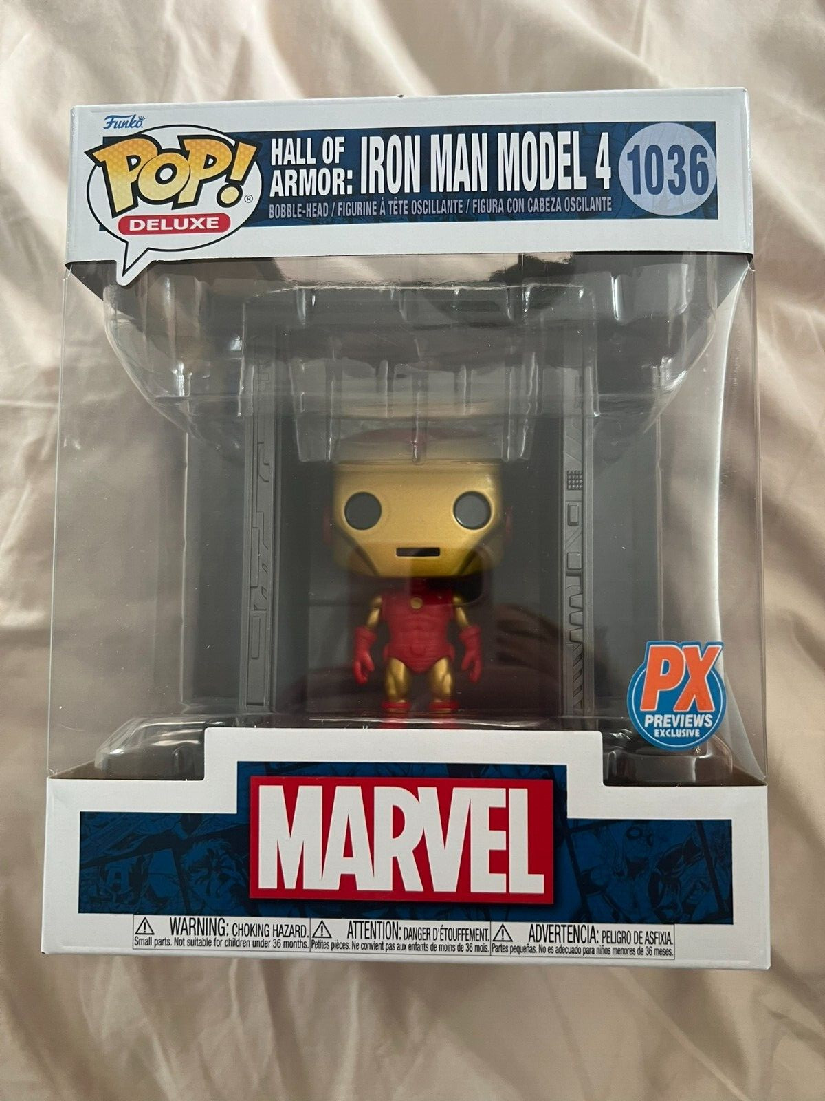 En Oferta Figura Vinilo - Funko Pop Deluxe! Marvel - Salón De La Armadura: Iron Man Modelo 4 #1036
