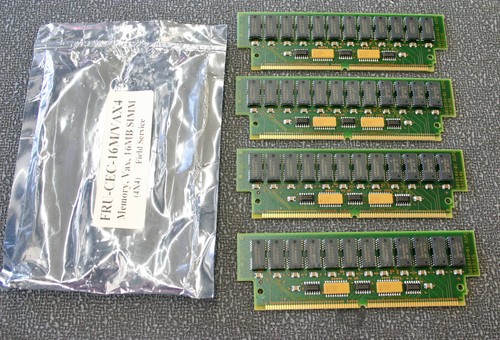 4 Pieces Digital DEC 5019144-01 4MB 16MB Total 72 Pin SIMMs for DEC Vaxstation