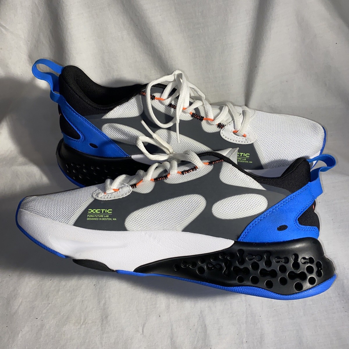 Puma Men's NEW Xetic Half Life Black/White/ Blue Training Sneaker Size  9.5/42.5 | eBay