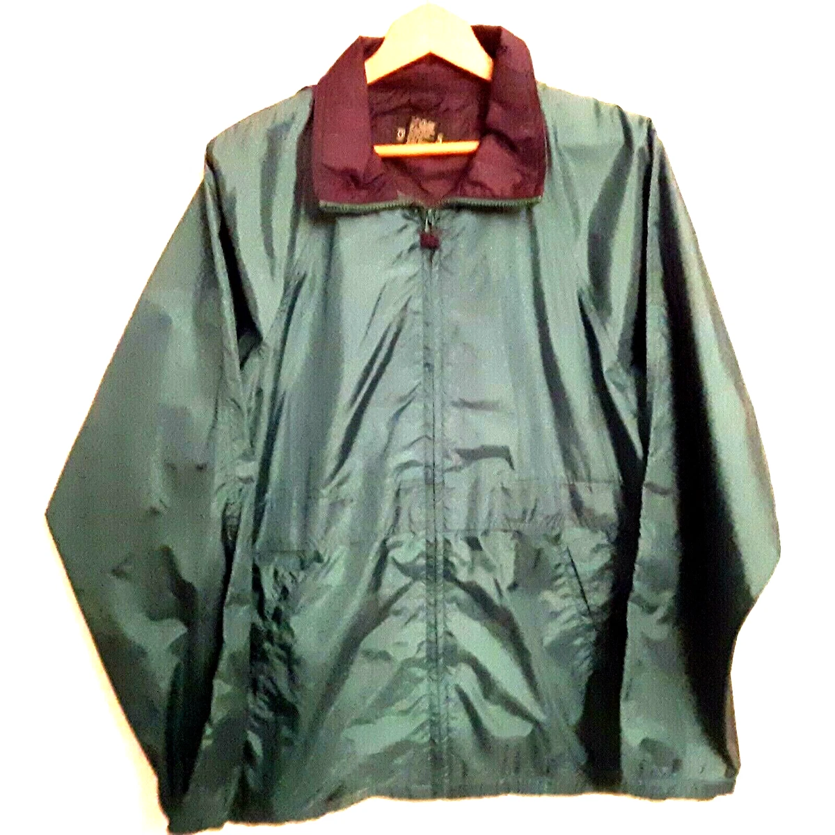 Parka longue droite à capuche vert kaki homme