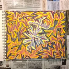 Drawing 11X14" Oil Pastel on Paper