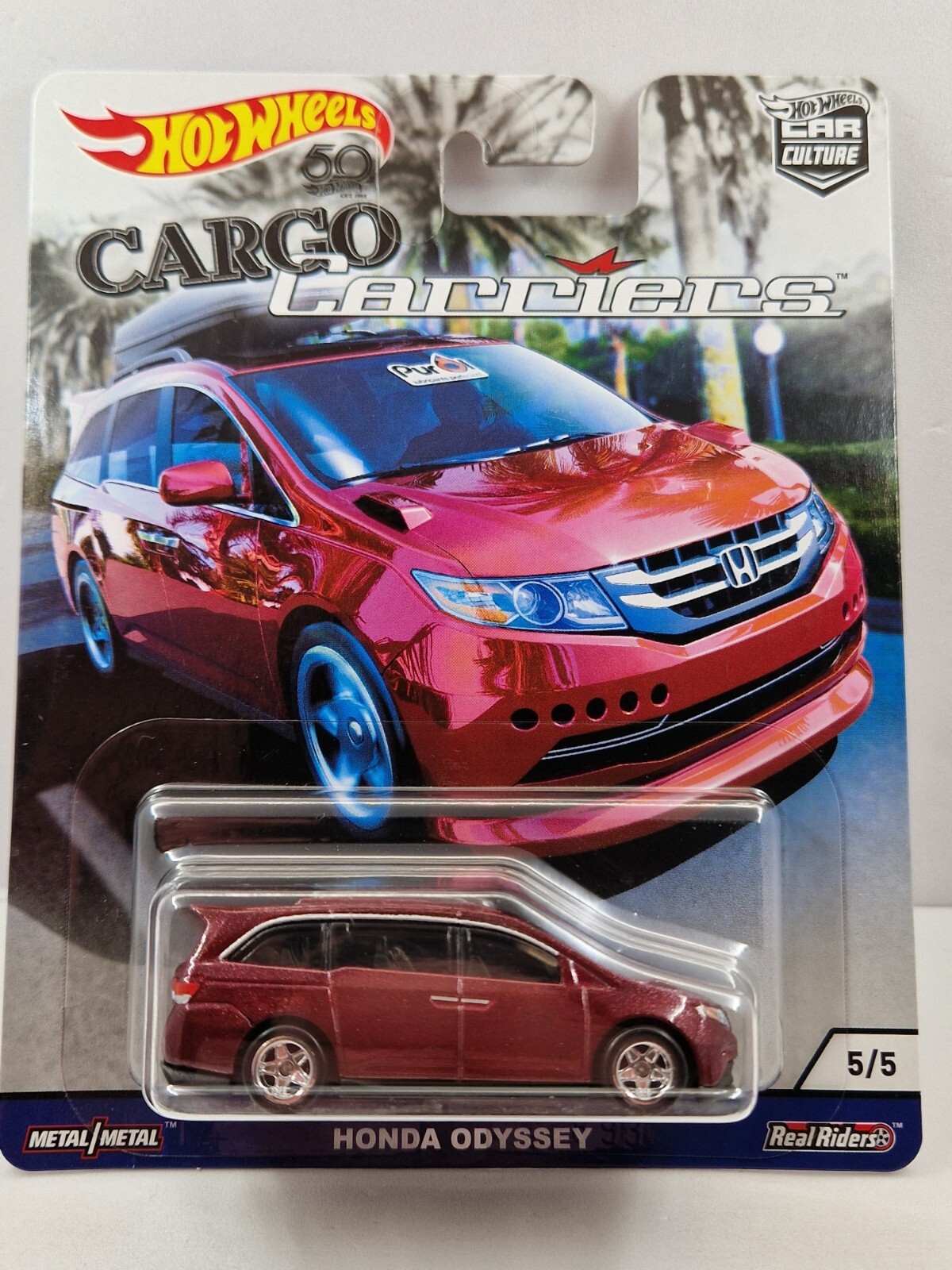 Hot Wheels Honda Odyssey Cargo Carriers 5/5 Car Culture in MINT Condition