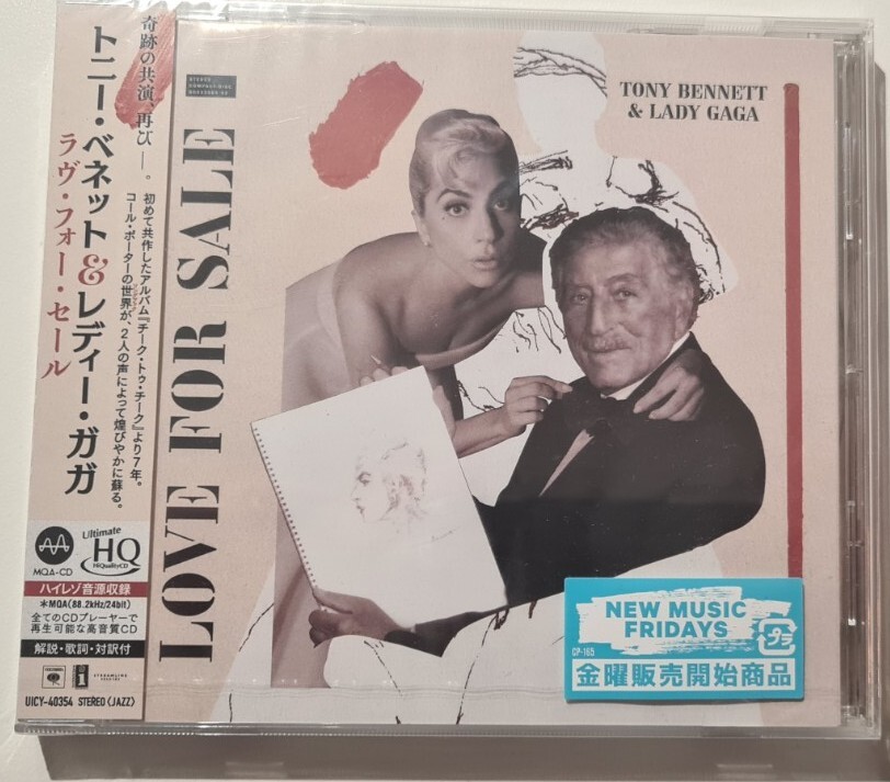 Lady Gaga & Tony Bennet love for sale Made In Japan- rare