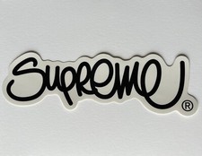 Supreme Handstyle Logo Sticker 100 Authentic SS22 Season IN HAND