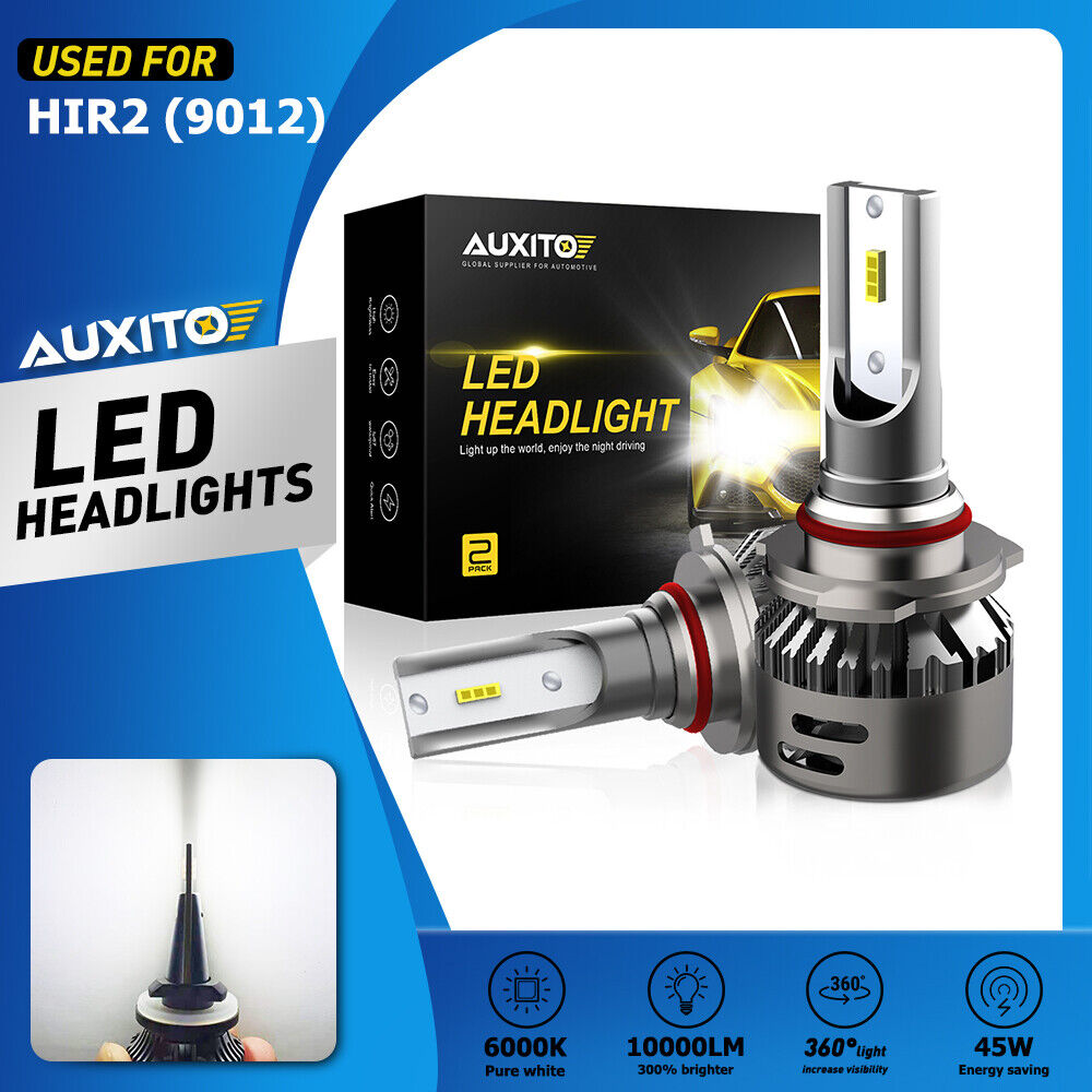 9012 LED Headlight Conversion Kit High and Low Beam Super White Light | eBay