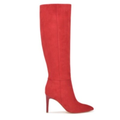 Nine West Women's Richy Knee-High Boots Red Size 7 M NIB | eBay