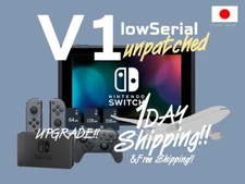 Nintendo Switch V1 UNPATCHED Low Serial console+Option tested! [1dayshipping]