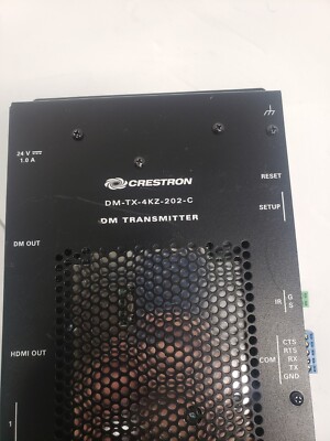 Crestron, DM-TX-4KZ-202-C, DIGITAL MEDIA TRANSMITTER / NO AC