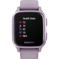 Garmin Venu Sq Std Ed Wifi  Bluetooth Purple  Lavender Smartwatch NEW