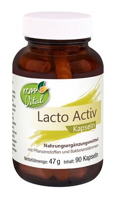KOPP Vital  Lacto Activ 90 Kapseln 47 g 18 verschiedene Milchsäurebakterien