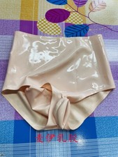 231 Panty Piel Látex Goma con Funda Vagina Hecha a Mano a Medida 0.4mm