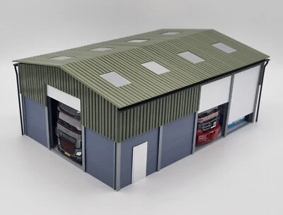1/50 Scale Agricultural Building/Truck Workshop "Build Kit" Diorama