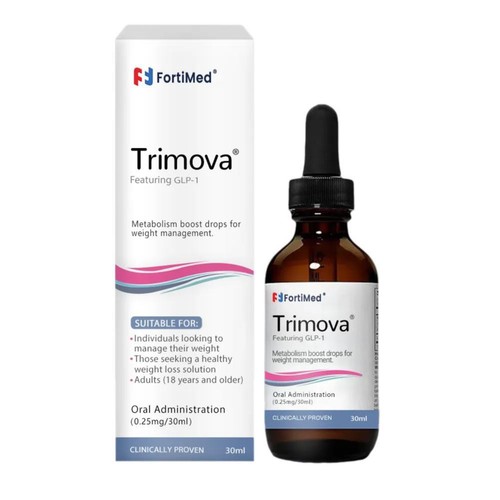 Trimova GLP-1 Drops Trimova Metabolism Drops for Men & Women 30ml Fat Burning- - Picture 15 of 16