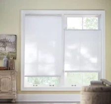 Snow Drift Top Down Bottom up Cordless Light Filtering Cellular Shade 18" W x 72