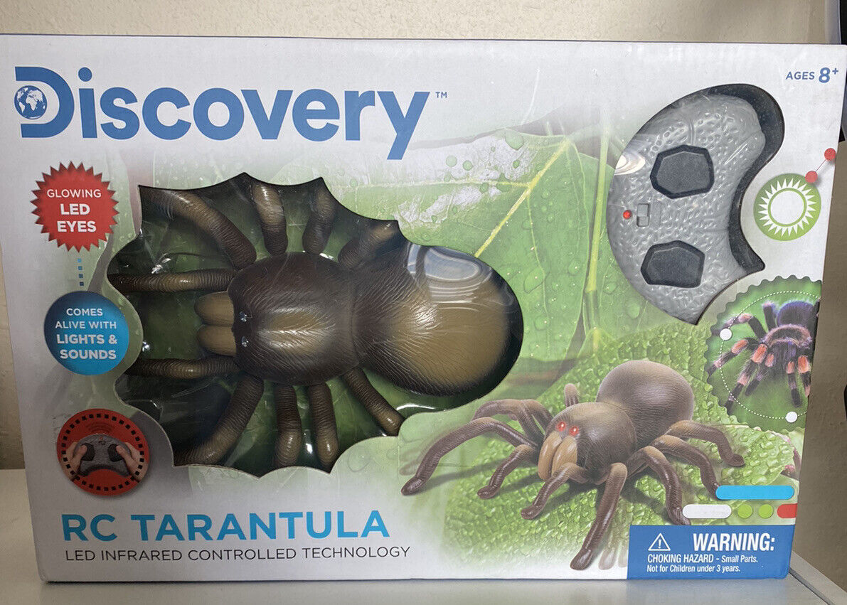 DISCOVERY KIDS RC Moving TARANTULA Spider Wireless Remote-Control Toy NEW