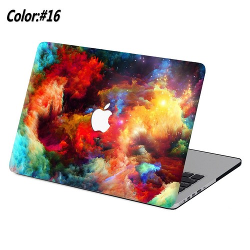 Sky Galaxy Pattern Painted Rubberized Hard Case KB Cover For New Macbook Pro Air - Picture 26 of 34