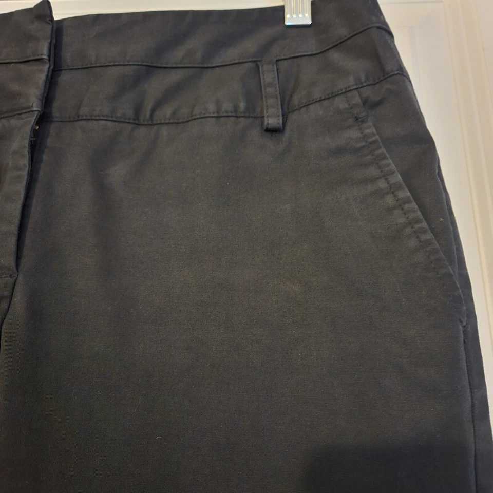 Kenneth Cole Reaction Black Flat Front Pants With Pockets Size 4 - Image 2 of 4
