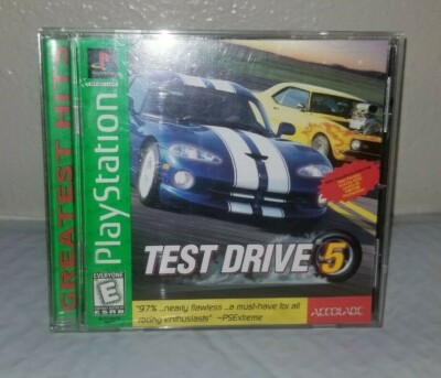 Test Drive 5 (Sony PlayStation 1, 1998) Greatest Hits Complete