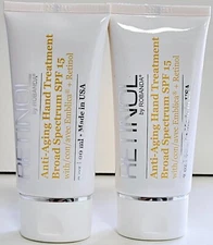 Retinol Anti-Aging Hand Treatment Broad Spectrum SPF 15+ Retinol Cream 2 pack