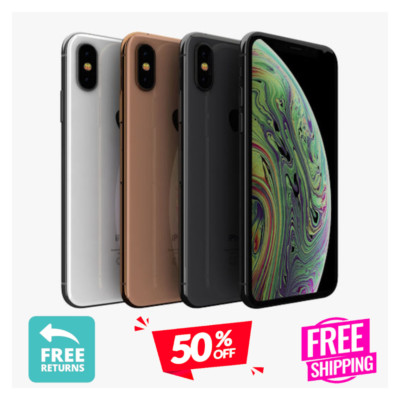 Apple iPhone XS Screen 5.8'' A1920 Att Unlocked Verizon Metro T-Mobile 64GB 256G