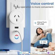 Zigbee Wifi Plug Smart Home Socket Switch Outlet Adaptor App Remote Alexa Google — image 2