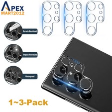 1-3pc For Samsung Galaxy S23 S24 Plus Ultra Tempered Glass Camera Len Protector