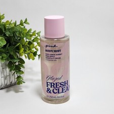 Victoria's Secret Pink Glazed Fresh Clean Body Mist Spray 8.4 fl oz
