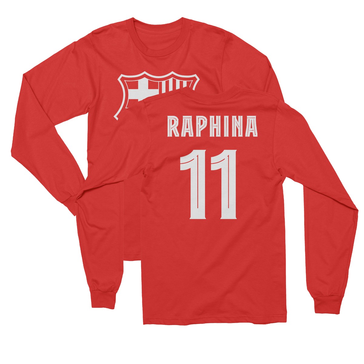 Raphinha 11 Jersey Style - Barcelona Star Tribute Long