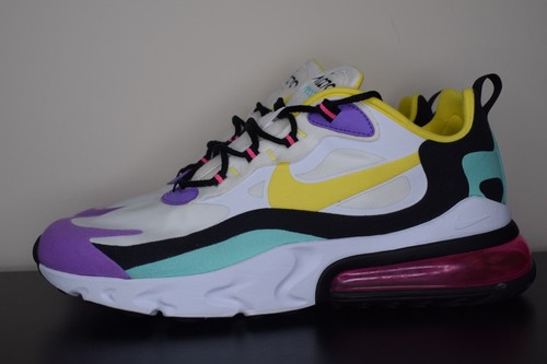 Nike Air Max 270 React Geometric Art A04971-101 Size 9.5 UK Excellent Condition - Picture 6 of 12