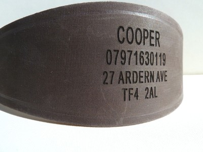 personalised lurcher collars