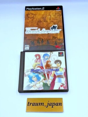 PS1 Tear Ring Saga PS2 Berwick Saga set ot 2 Games PlayStation Sony Tested Games
