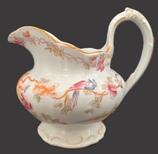Pot à lait en porcelaine Petrus REGOUT Maastricht décor floral - Ht : 11 cm