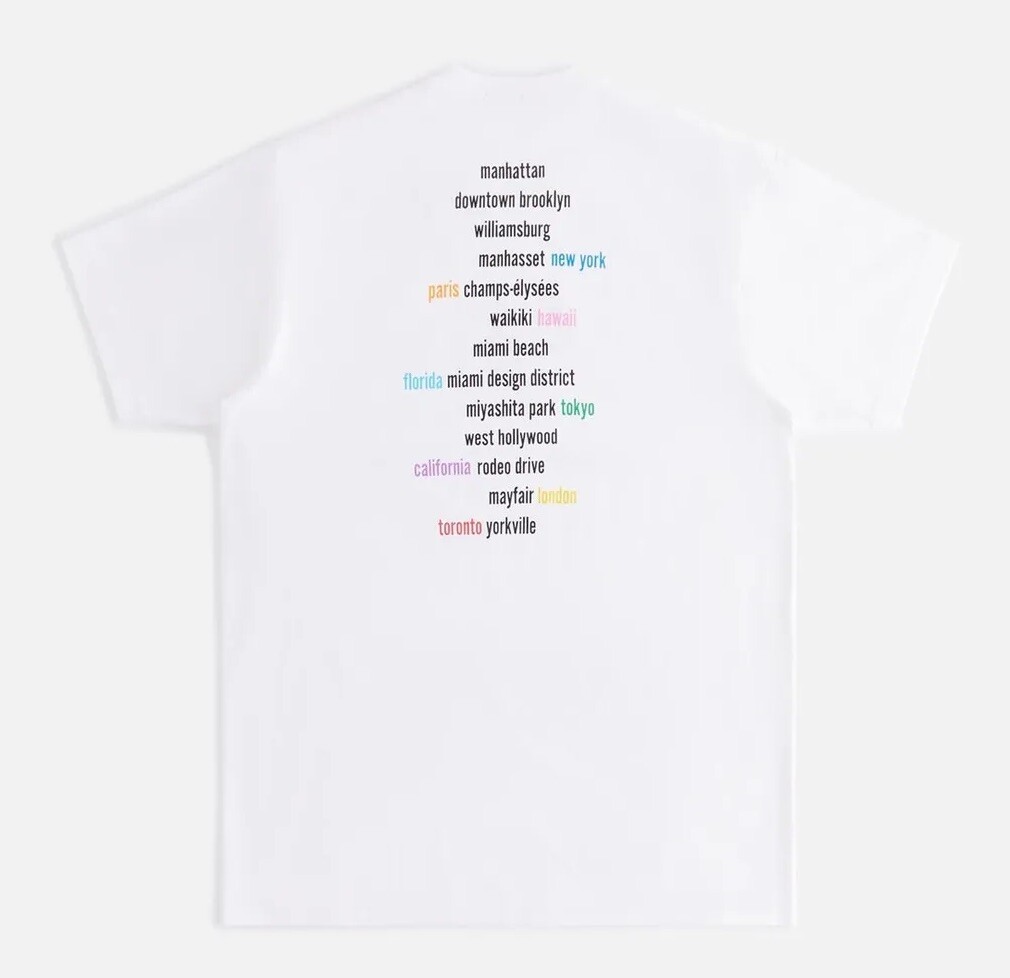 Kith Treats Paris Café Tee - White T-Shirt Men 