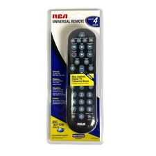 Control remoto universal RCA 4 dispositivos botón grande TV DVD CBL SAT AUX RCR4258N