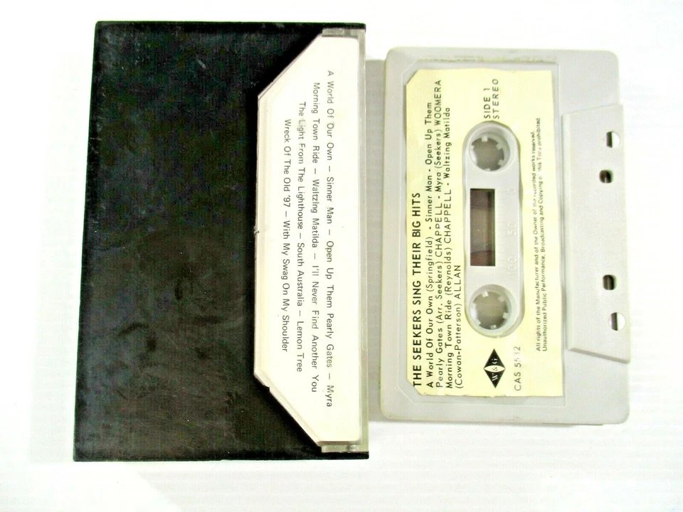 Cinta de casete The Seekers Sing Their Big Hits W&G 1965 CAS 5532 probada Foto 2 de 4