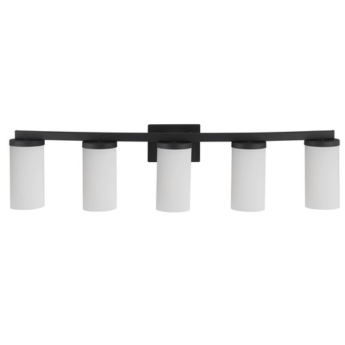 Desta Vanity Bar in Matte Black, 5-Light - Picture 7 of 9