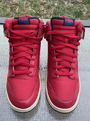 靴 NIKE DUNK HIGH TEAM RED 24.5 Nike Dunk High Team Red W for sale | eBay
