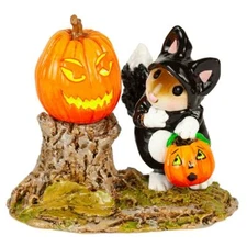 Wee Forest Folk FRAIDY CAT, WFF# M-696, Halloween Cat Costume Mouse 2020