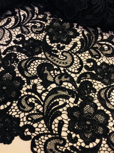 18 Colors Maggie Guipure Venice Medium to Heavy Weight Lace Fabric by the Yard - Picture 4 of 73