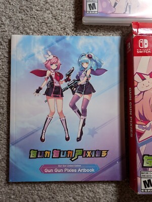 Gun Gun Pixies Nintendo Switch complete in box Art Book GunGun Day