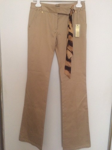 Nuevos Pantalones de Roberto Cavalli Con Etiqueta, Auténtico, beige, talla  40USA4). hecho en Italia. | eBay