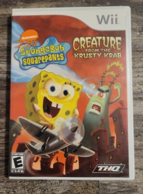 SpongeBob SquarePants Creature from the Krusty Krab (Nintendo Wii) GAME COMPLETE