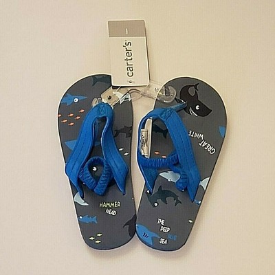 carter's shark sandals