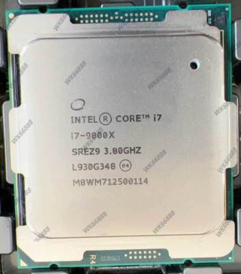 Intel Core i7-9800X 8-Cores 16 Threaded LGA-2066 SREZ9 3.8GHz CPU processors