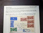 1935 Registered England Airmail Cover Croydon Surrey to Cape Town South Africa — photo 3