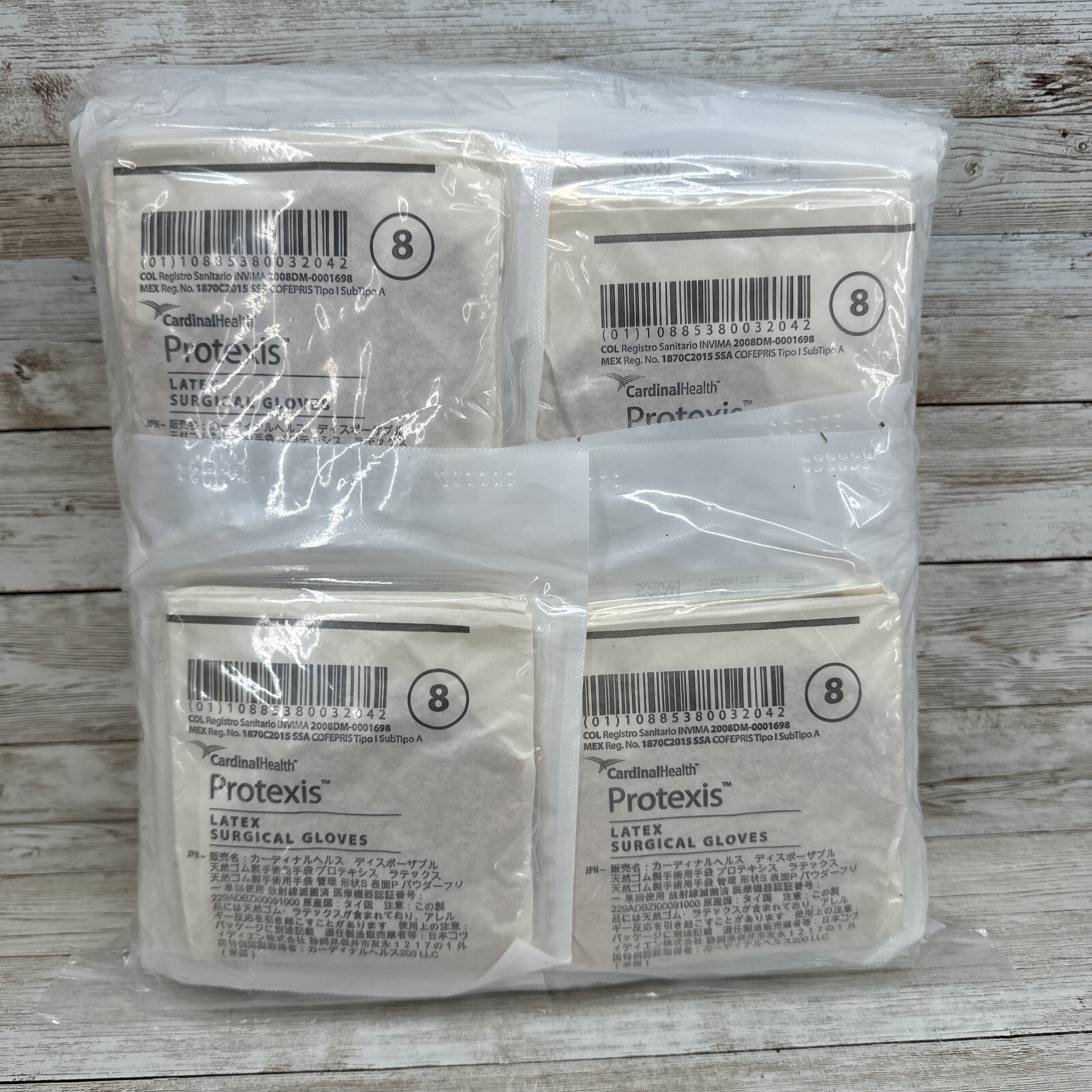 Cardinal Health Protexis Latex Surgical Gloves, *39 PAIR* Size: 8 *See Date*