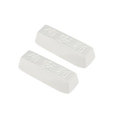 Polishing Compound Kits White Buffing Sharpening for Metal 110x35x28mm 2 Pcs