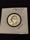 1964-P Washington Silver Quarter  KM#164 Business Strike