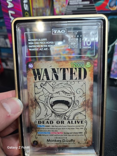 Monkey.D.Luffy (Wanted Poster) graded TAG 10 for sale on eBay