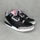 Jordan 3 Mens 8.5 Shoes Black Cement Grey Nike Air Retro OG 2018 Sneakers III 2